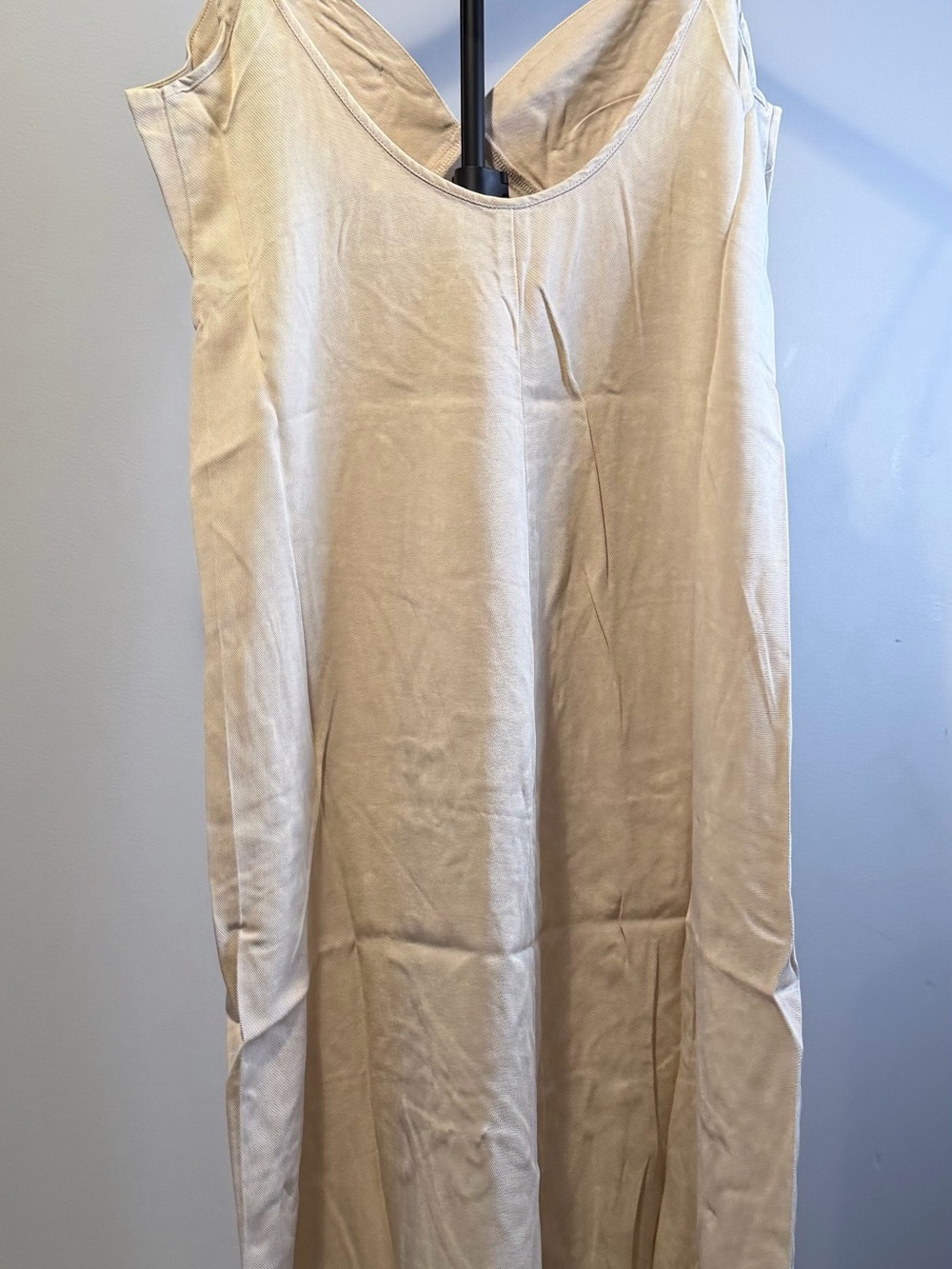 Zenana Outfitters Mineral Wash Tencel Maxi Dress 7275 Sand Beige S, M, L - Picture 5 of 10